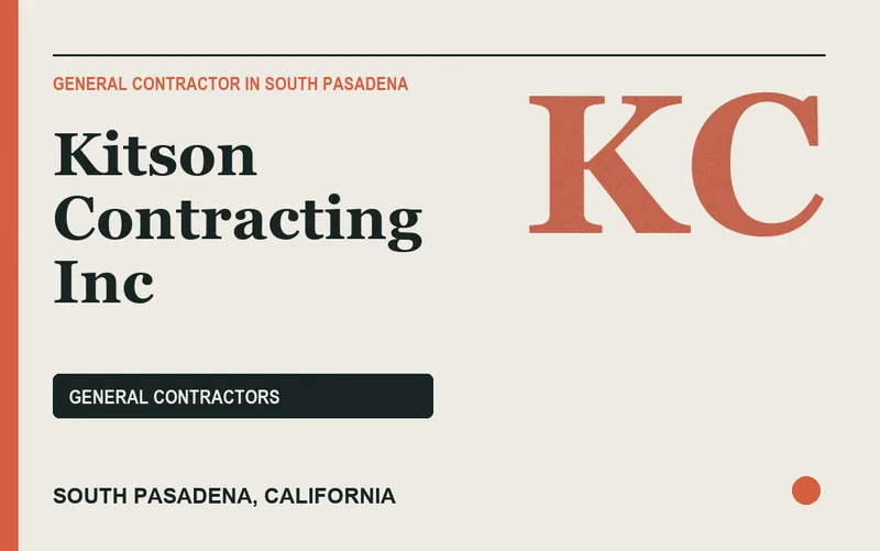 Kitson Contracting Inc in South Pasadena, California