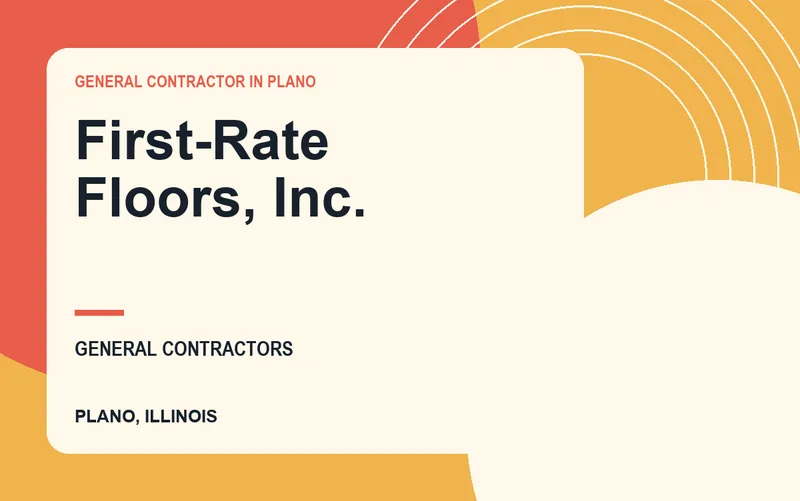 First-Rate Floors, Inc. in Plano, Illinois