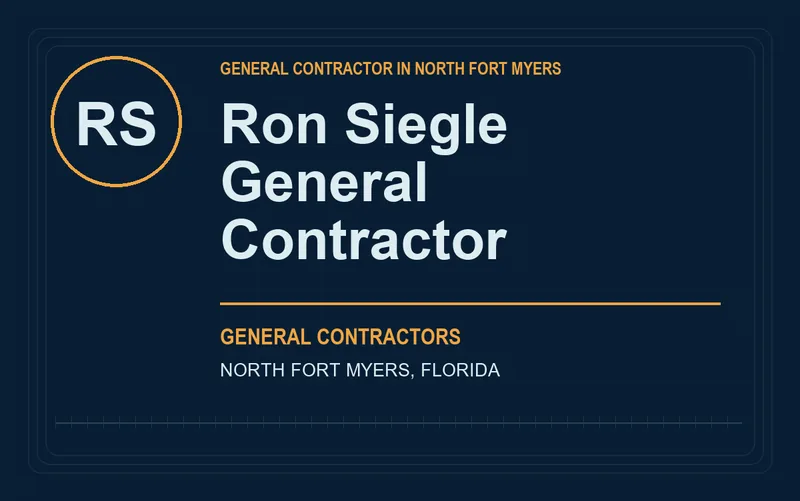 Ron Siegle General Contractor in North Fort Myers, Florida