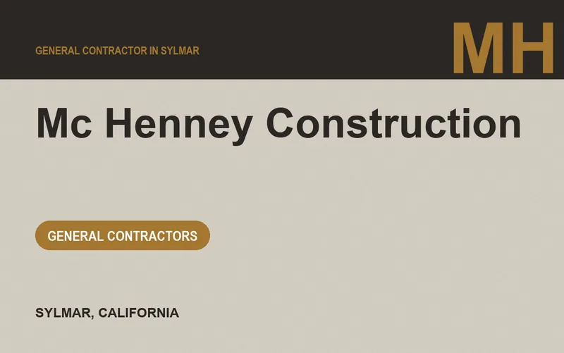 Mc Henney Construction in Sylmar, California