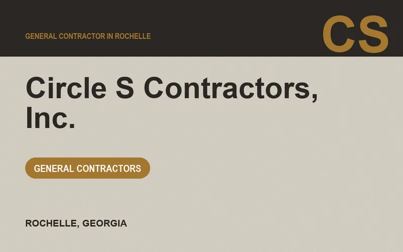 Circle S Contractors, Inc. in Rochelle, Georgia