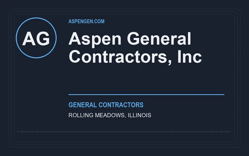 Aspen General Contractors, Inc in Rolling Meadows, Illinois