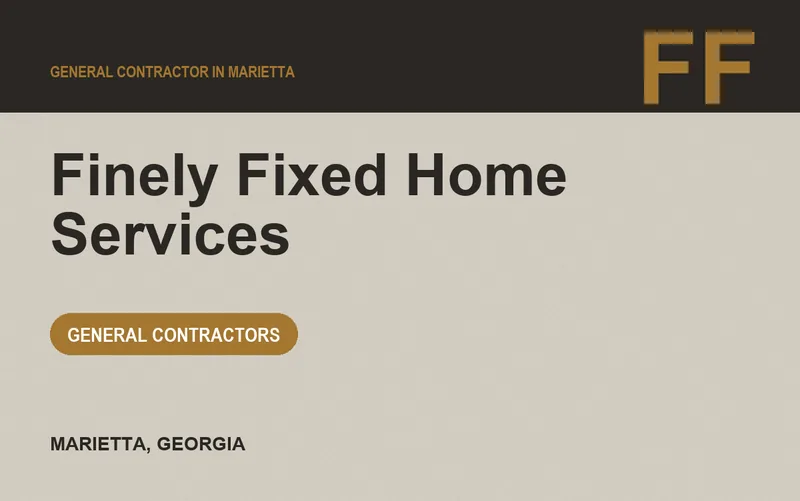Finely Fixed Home Services in Marietta, Georgia