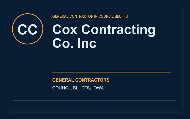Cox Contracting Co. Inc in Council Bluffs, Iowa