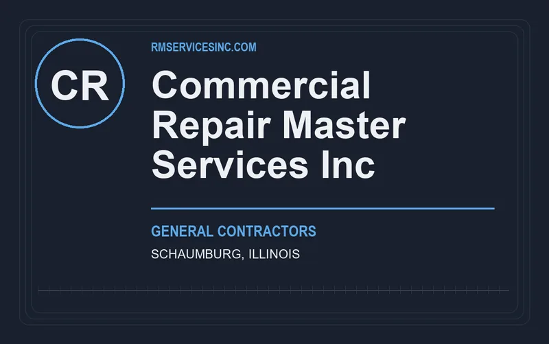 Commercial Repair Master Services Inc in Schaumburg, Illinois