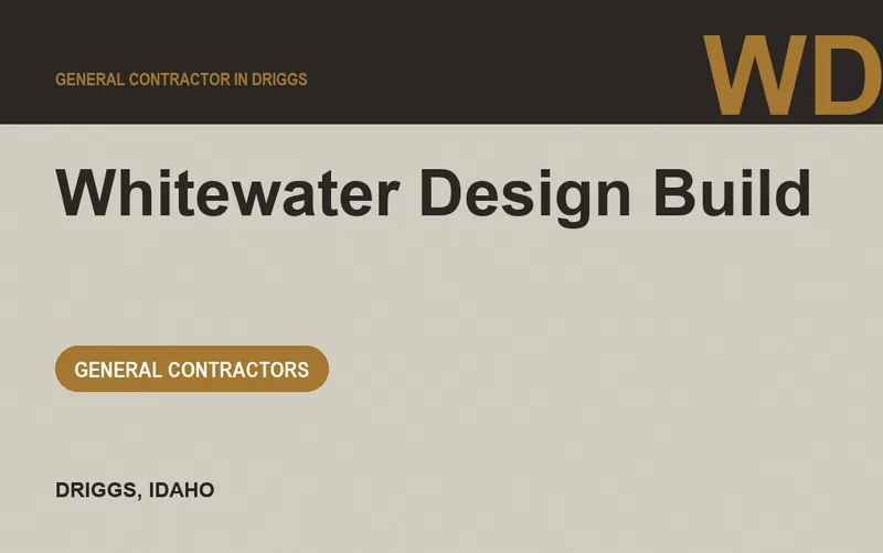 Whitewater Design Build in Driggs, Idaho