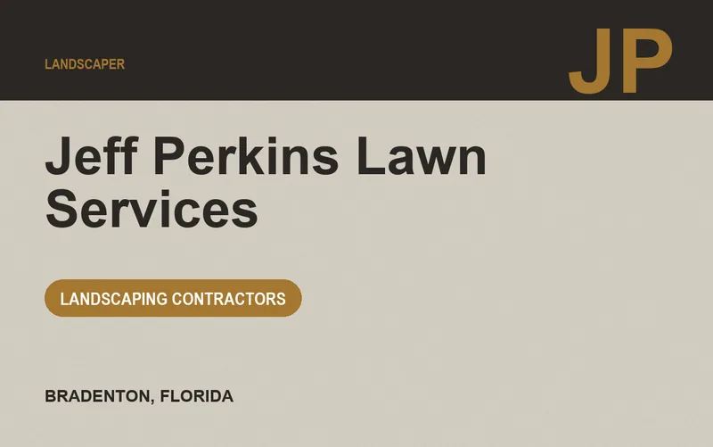 Jeff Perkins Lawn Services in Bradenton, Florida