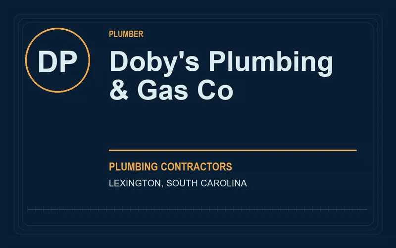 Doby's Plumbing & Gas Co in Lexington, South Carolina