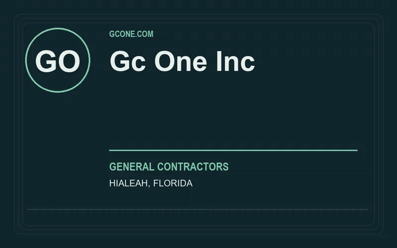 GC ONE INC in Hialeah, Florida