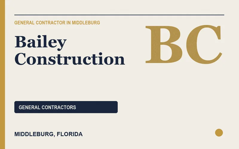 Bailey Construction in Middleburg, Florida