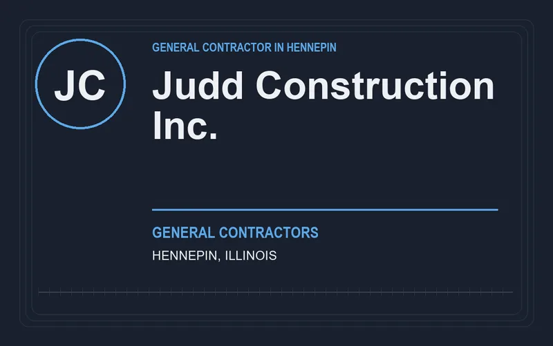 Judd Construction Inc. in Hennepin, Illinois