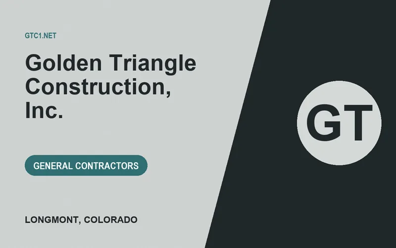 Golden Triangle Construction, Inc. in Longmont, Colorado