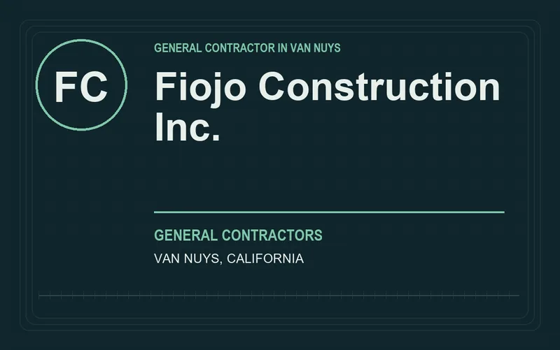 Fiojo Construction Inc. in Van Nuys, California