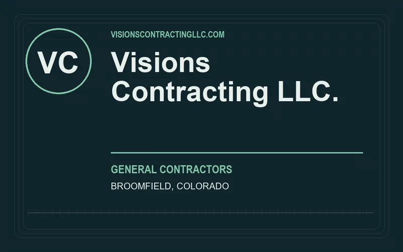 Visions Contracting LLC. in Broomfield, Colorado