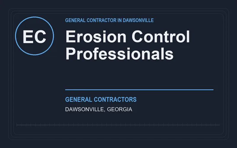 Erosion Control Professionals in Dawsonville, Georgia