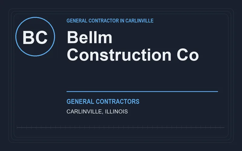 Bellm Construction Co in Carlinville, Illinois