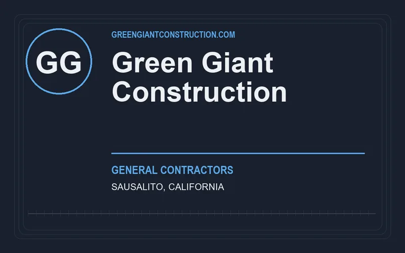 Green Giant Construction in Sausalito, California