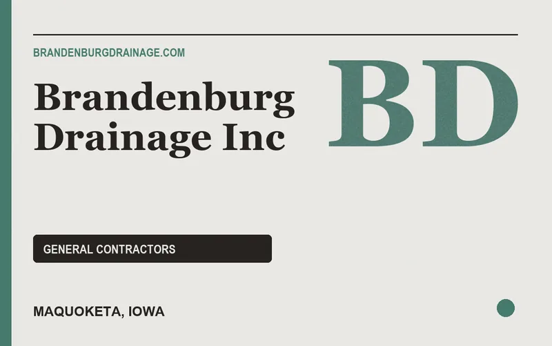 Brandenburg Drainage Inc in Maquoketa, Iowa
