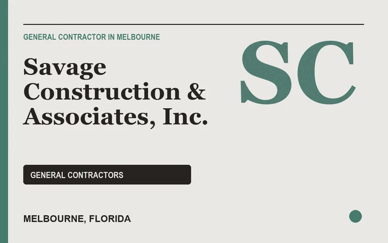 Savage Construction & Associates, Inc. in Melbourne, Florida