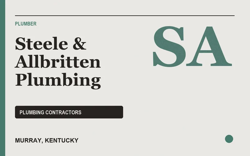 Steele & Allbritten Plumbing in Murray, Kentucky