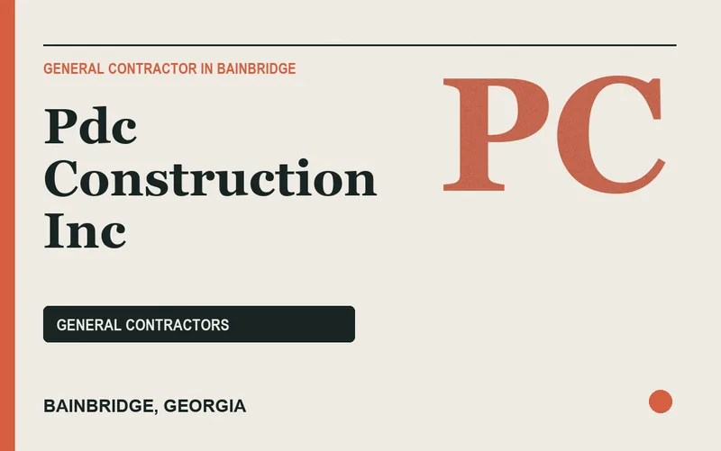 Pdc Construction Inc in Bainbridge, Georgia