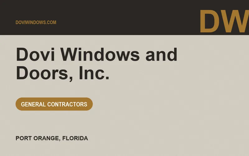 Dovi Windows and Doors, Inc. in Port Orange, Florida