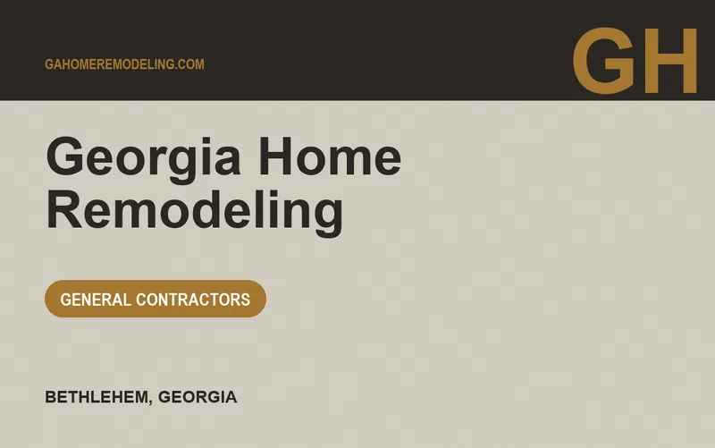 Georgia Home Remodeling in Bethlehem, Georgia