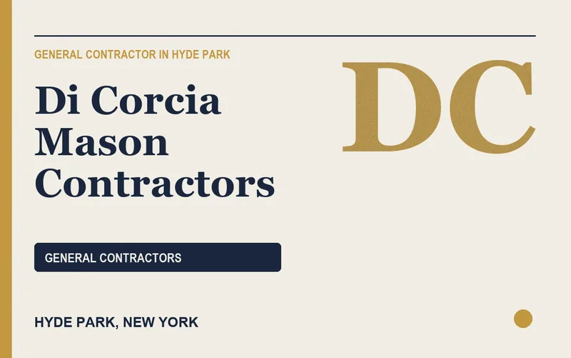 Di Corcia Mason Contractors in Hyde Park, New York