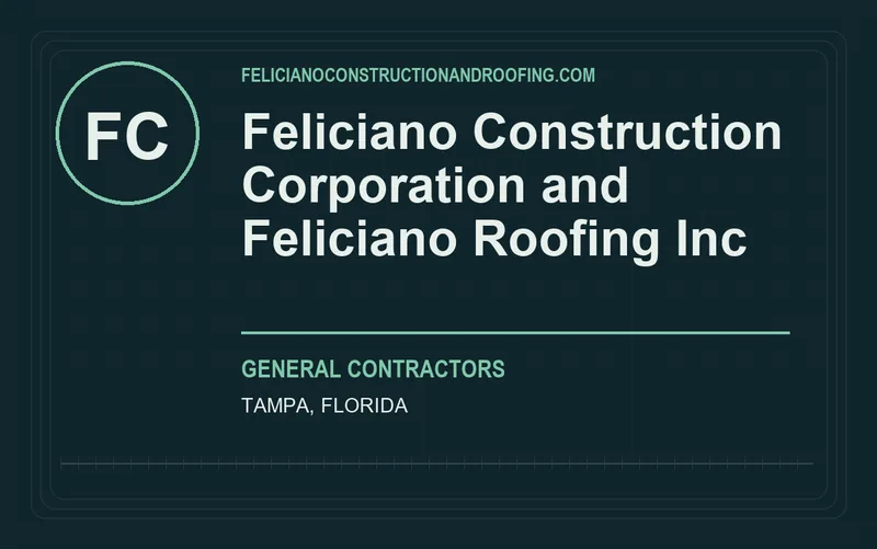 Feliciano Construction Corporation and Feliciano Roofing Inc in Tampa, Florida