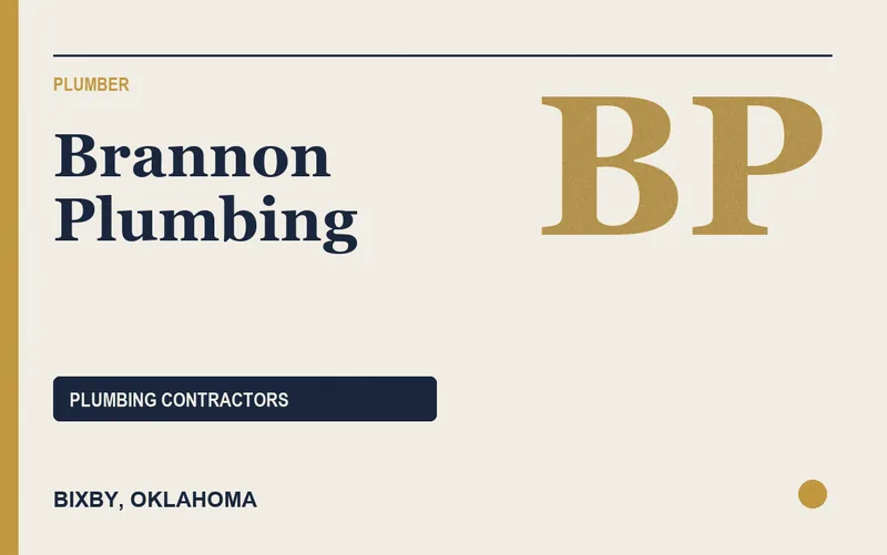 Brannon Plumbing in Bixby, Oklahoma