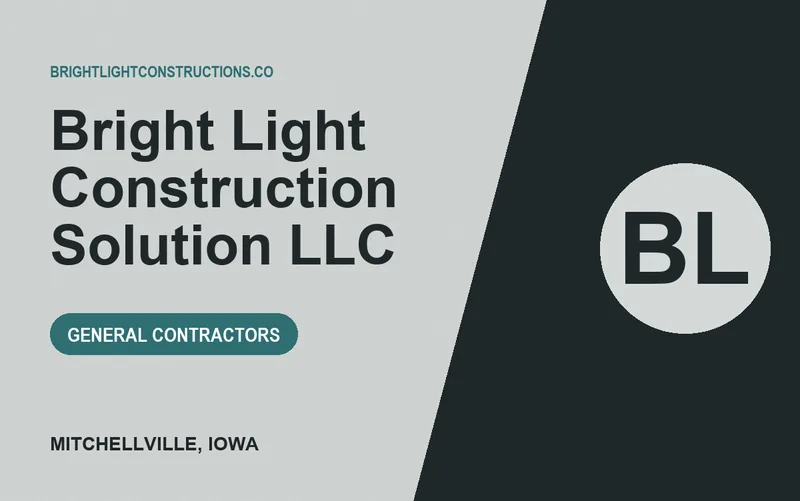 BRIGHT LIGHT CONSTRUCTION SOLUTION LLC in Mitchellville, Iowa