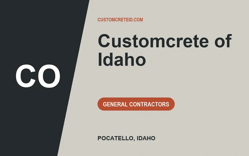 Customcrete of Idaho in Pocatello, Idaho