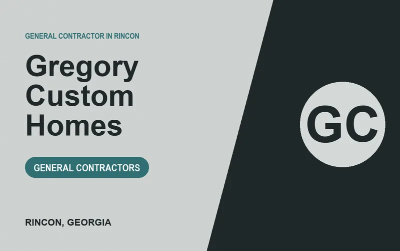 Gregory Custom Homes in Rincon, Georgia
