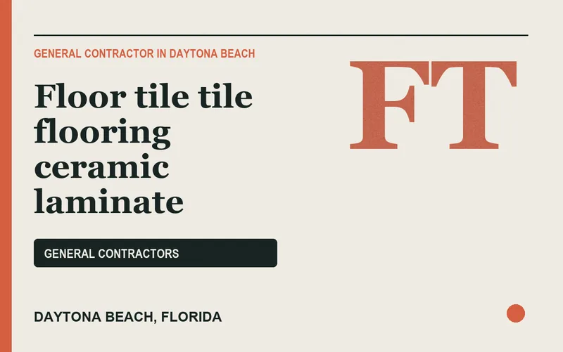 Floor tile tile flooring ceramic laminate in Daytona Beach, Florida