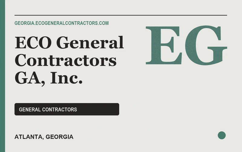 ECO General Contractors GA, Inc. in Atlanta, Georgia