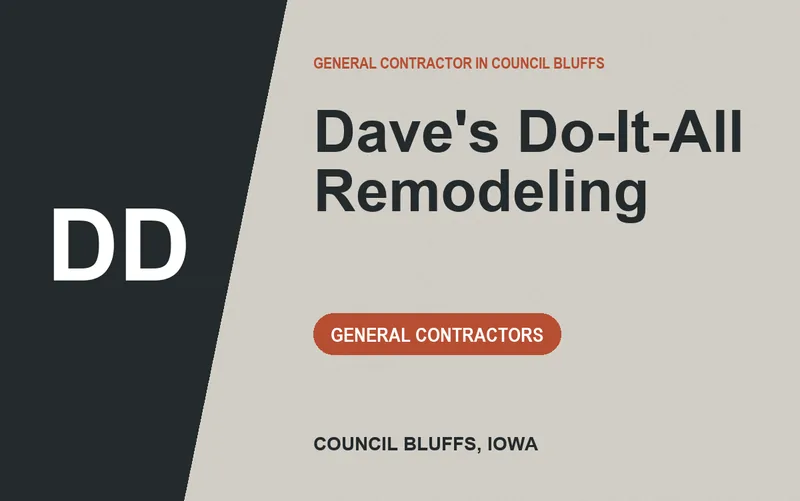 Dave's Do-It-All Remodeling in Council Bluffs, Iowa