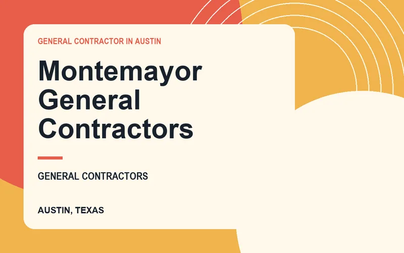 Montemayor General Contractors in Austin, Texas