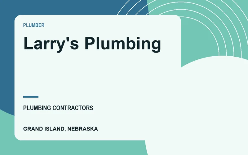 Larry's Plumbing in Grand Island, Nebraska