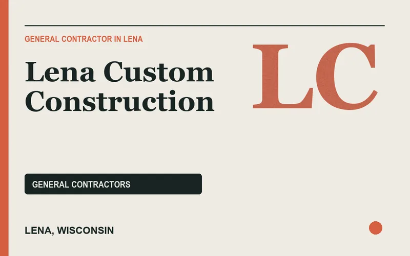 Lena Custom Construction in Lena, Wisconsin