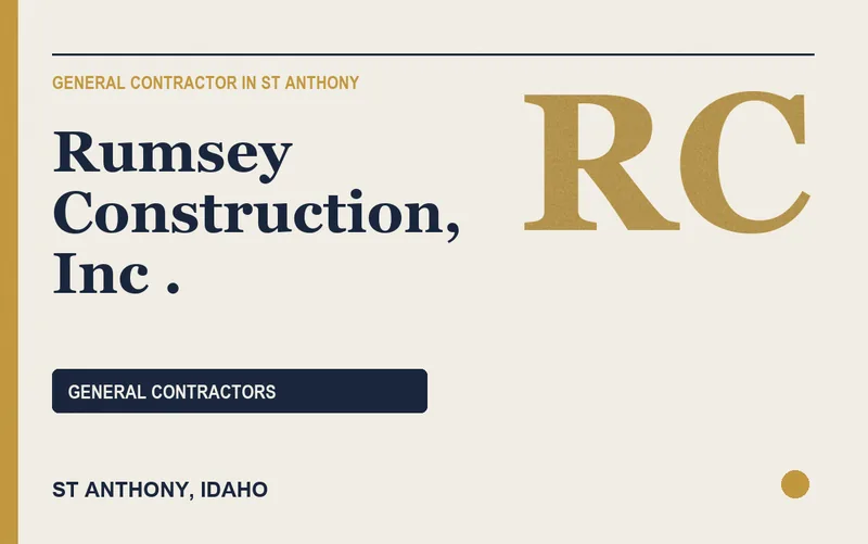 Rumsey Construction, Inc . in St Anthony, Idaho
