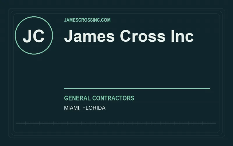 James Cross Inc in Miami, Florida