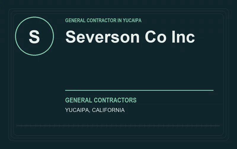 Severson Co Inc in Yucaipa, California