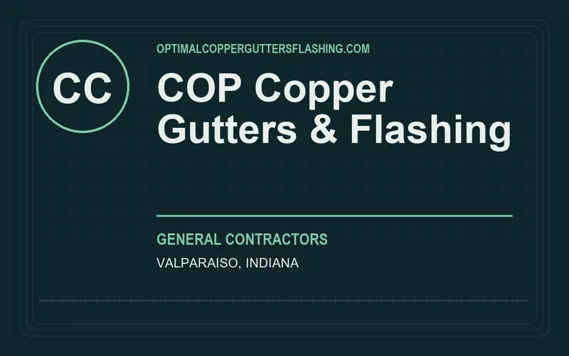COP Copper Gutters & Flashing in Valparaiso, Indiana