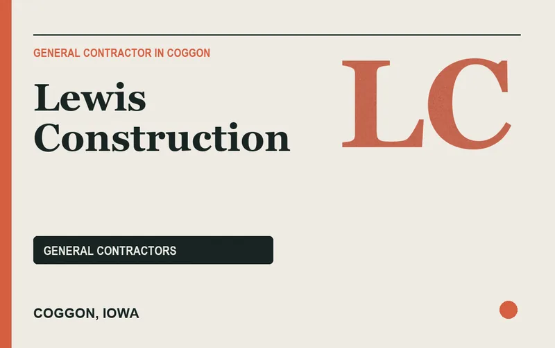 Lewis Construction in Coggon, Iowa