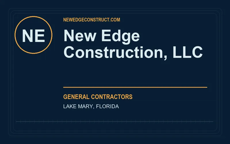 New Edge Construction, Llc in Lake Mary, Florida