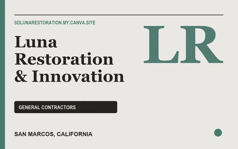 Luna Restoration & Innovation in San Marcos, California