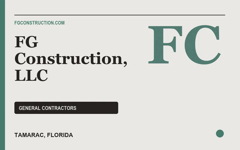 FG Construction, LLC in Tamarac, Florida
