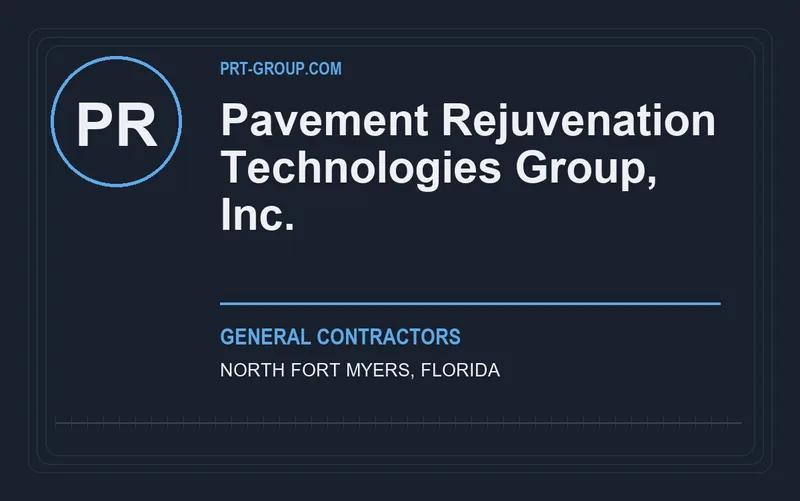 Pavement Rejuvenation Technologies Group, Inc. in North Fort Myers, Florida