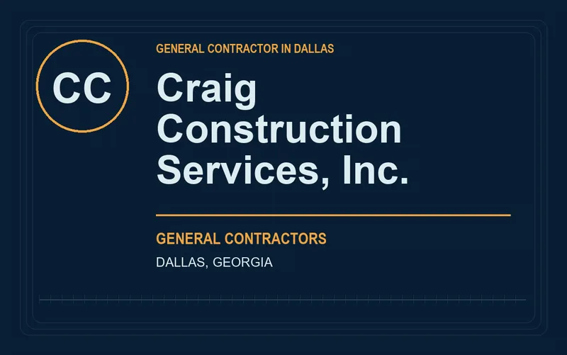 Craig Construction Services, Inc. in Dallas, Georgia