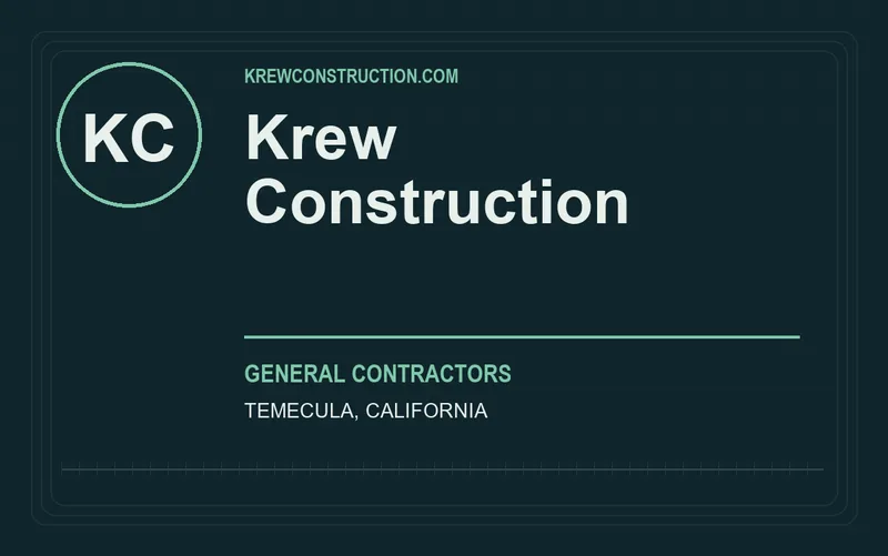 Krew Construction in Temecula, California